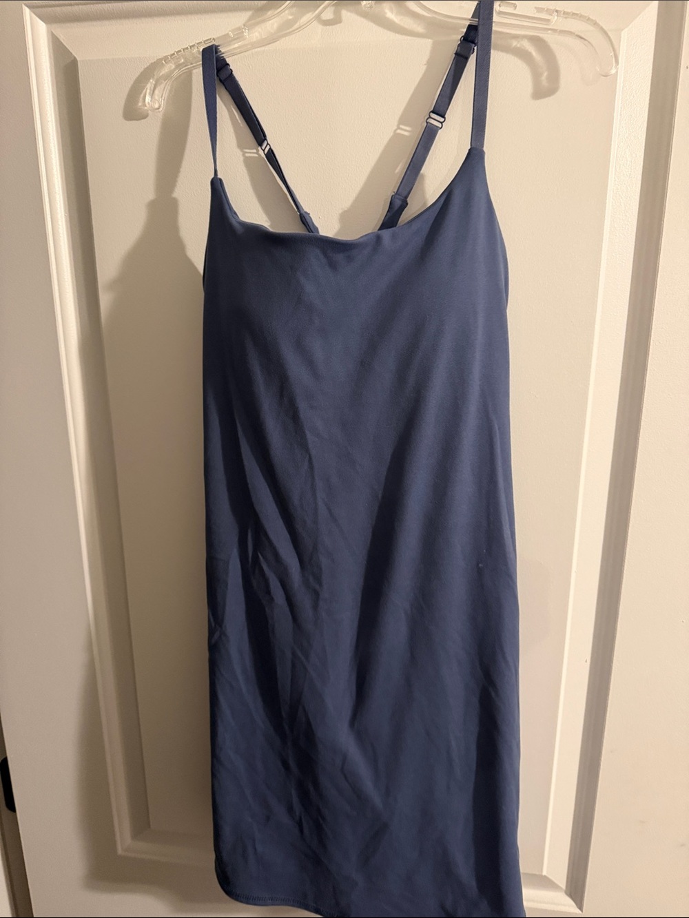 Danskin Navy Blue Slip with Adjustable Straps